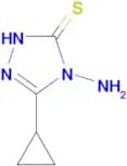 4-amino-5-cyclopropyl-4H-1,2,4-triazole-3-thiol
