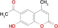 6-acetyl-7-hydroxy-4-methyl-2H-chromen-2-one
