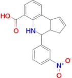 4-(3-nitrophenyl)-3a,4,5,9b-tetrahydro-3H-cyclopenta[c]quinoline-6-carboxylic acid