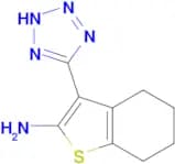 [3-(1H-tetrazol-5-yl)-4,5,6,7-tetrahydro-1-benzothien-2-yl]amine