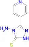 4-amino-5-pyridin-4-yl-4H-1,2,4-triazole-3-thiol
