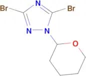 3,5-dibromo-1-(tetrahydro-2H-pyran-2-yl)-1H-1,2,4-triazole