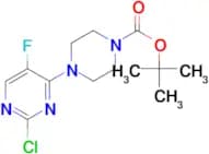 tert-butyl 4-(2-chloro-5-fluoropyrimidin-4-yl)piperazine-1-carboxylate
