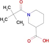 1-(2,2-dimethylpropanoyl)piperidine-3-carboxylic acid