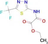 ethyl oxo{[5-(trifluoromethyl)-1,3,4-thiadiazol-2-yl]amino}acetate
