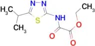 ethyl [(5-isopropyl-1,3,4-thiadiazol-2-yl)amino](oxo)acetate