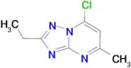 7-chloro-2-ethyl-5-methyl[1,2,4]triazolo[1,5-a]pyrimidine