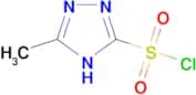 5-methyl-4H-1,2,4-triazole-3-sulfonyl chloride