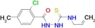 N-allyl-2-(2-chloro-4-methylbenzoyl)hydrazinecarbothioamide