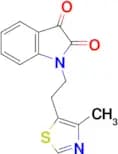 1-[2-(4-methyl-1,3-thiazol-5-yl)ethyl]-1H-indole-2,3-dione