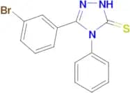 5-(3-bromophenyl)-4-phenyl-4H-1,2,4-triazole-3-thiol