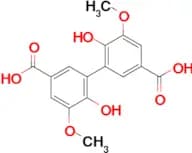 6,6′-dihydroxy-5,5′-dimethoxybiphenyl-3,3′-dicarboxylic acid
