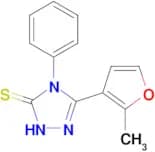 5-(2-methyl-3-furyl)-4-phenyl-4H-1,2,4-triazole-3-thiol