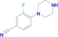 3-Fluoro-4-(piperazin-1-yl)benzonitrile