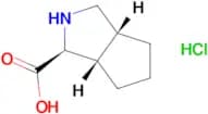 (1S,3aR,6aS)-Octahydrocyclopenta[c]pyrrole-1-carboxylic acid hydrochloride