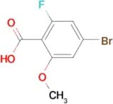 4-Bromo-2-fluoro-6-methoxybenzoic acid