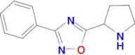 3-phenyl-5-pyrrolidin-2-yl-1,2,4-oxadiazole