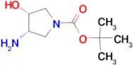 tert-butyl rac-(3S,4R)-3-amino-4-hydroxy-1-pyrrolidinecarboxylate