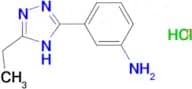 [3-(5-ethyl-4H-1,2,4-triazol-3-yl)phenyl]amine dihydrochloride
