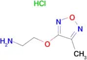 {2-[(4-methyl-1,2,5-oxadiazol-3-yl)oxy]ethyl}amine hydrochloride