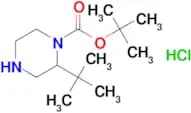 TERT-BUTYL 2-TERT-BUTYLPIPERAZINE-1-CARBOXYLATE HCL