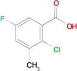 2-CHLORO-5-FLUORO-3-METHYLBENZOIC ACID