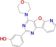 3-(4-MORPHOLINOPYRIDO[3′,2′:4,5]FURO[3,2-D]PYRIMIDIN-2-YL)PHENOL