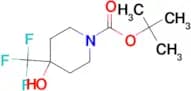 TERT-BUTYL 4-HYDROXY-4-(TRIFLUOROMETHYL)PIPERIDINE-1-CARBOXYLATE