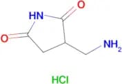 3-(AMINOMETHYL)PYRROLIDINE-2,5-DIONE HCL