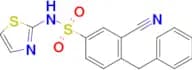 4-Benzyl-3-cyano-N-(thiazol-2-yl)benzenesulfonamide