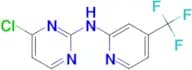 4-CHLORO-N-(4-(TRIFLUOROMETHYL)PYRIDIN-2-YL)PYRIMIDIN-2-AMINE