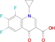 1-CYCLOPROPYL-6,7,8-TRIFLUORO-4-OXO-1,4-DIHYDROQUINOLINE-3-CARBOXYLIC ACID