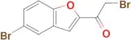 2-BROMO-1-(5-BROMO-1-BENZOFURAN-2-YL)-1-ETHANONE