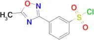3-(5-METHYL-1,2,4-OXADIAZOL-3-YL)BENZENESULFONYL CHLORIDE