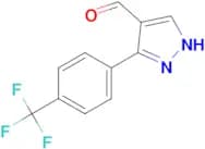 3-[4-(TRIFLUOROMETHYL)PHENYL]-1H-PYRAZOLE-4-CARBALDEHYDE