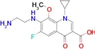3-QUINOLINECARBOXYLIC ACID, 7-[(2-AMINOETHYL)AMINO]-1-CYCLOPROPYL-6-FLUORO-1,4-DIHYDRO-8-METHOXY-4…