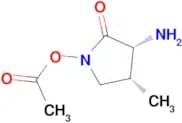 (3R,4R)-3-AMINO-1-HYDROXY-4-METHYL-2-PYRROLIDINONE ACETATE