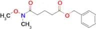 BENZYL 5-[METHOXY(METHYL)AMINO]-5-OXOPENTANOATE