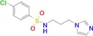 N-[3-(1-IMIDAZOLYL)PROPYL]-4-CHLOROBENZENESULFONAMIDE
