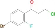 1-(4-BROMO-2-FLUOROPHENYL)-3-CHLORO-1-PROPANONE