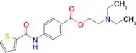2-(DIETHYLAMINO)ETHYL 4-(THIOPHENE-2-CARBOXAMIDO)BENZOATE