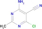 4-AMINO-6-CHLORO-2-METHYLPYRIMIDINE-5-CARBONITRILE