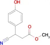 METHYL 3-CYANO-3-(4-HYDROXYPHENYL)PROPANOATE