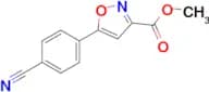 METHYL 5-(4-CYANOPHENYL)ISOXAZOLE-3-CARBOXYLATE