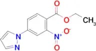 ETHYL 2-NITRO-4-(1-PYRAZOLYL)BENZOATE