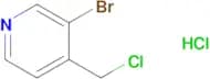 3-BROMO-4-(CHLOROMETHYL)PYRIDINE HCL