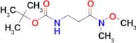 TERT-BUTYL (3-(METHOXY(METHYL)AMINO)-3-OXOPROPYL)CARBAMATE