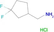 (3,3-DIFLUOROCYCLOPENTYL)METHANAMINE HCL