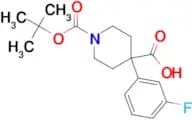 1-(TERT-BUTOXYCARBONYL)-4-(3-FLUOROPHENYL)PIPERIDINE-4-CARBOXYLIC ACID