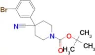 TERT-BUTYL 4-(3-BROMOPHENYL)-4-CYANOPIPERIDINE-1-CARBOXYLATE